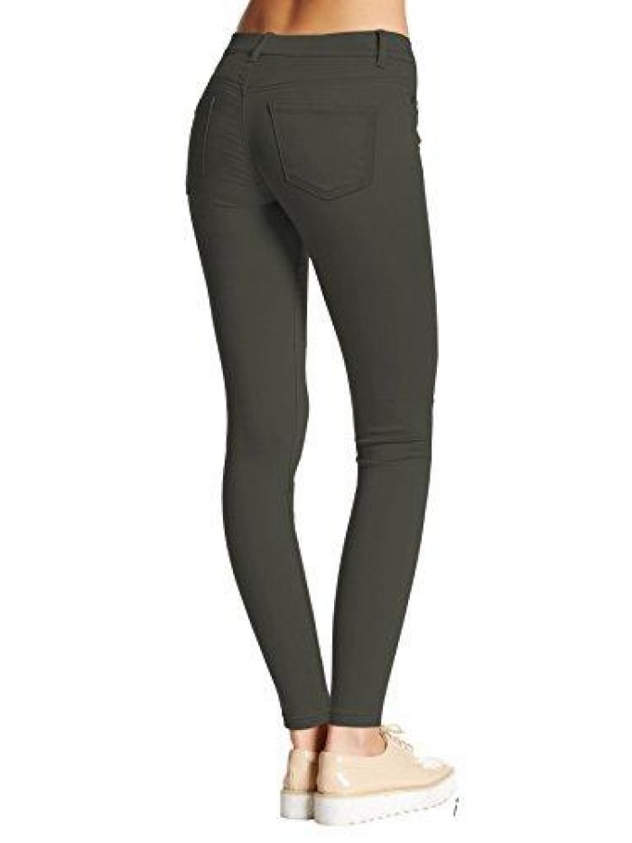 Womens Hyper Ultra Stretch Comfy Skinny Pants 