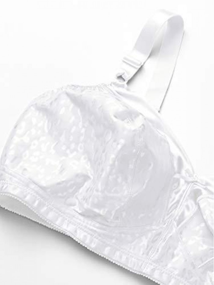 My Size Women's Satin Stretch Wirefree Bra MJ1960 