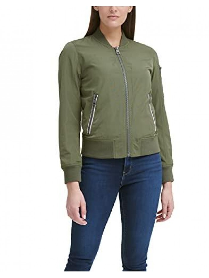 Women's Melanie Bomber Jacket (Standard & Plus Sizes) 