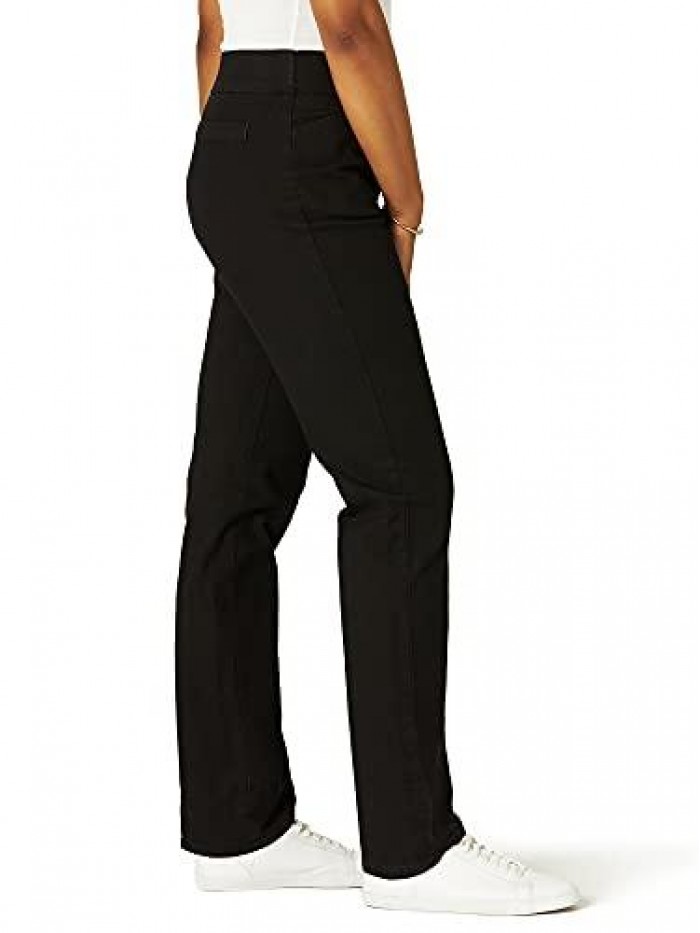 Classic Collection Women's Easy-fit Elastic-Waist Pant 