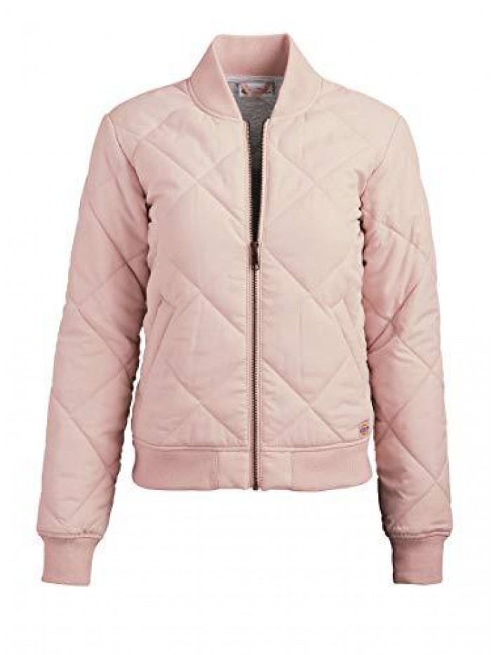 Women's Quilted Bomber Jacket 