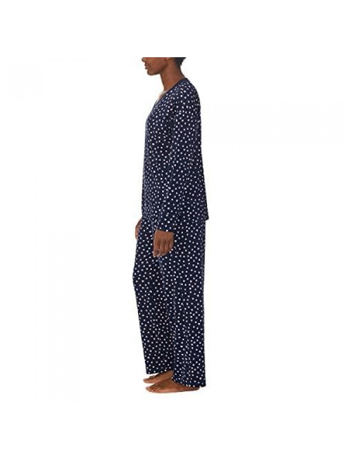 Women's 2 Piece Fleece Pajama Sleepwear Set 