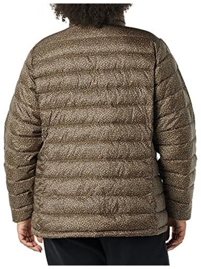 Women's Plus Size Packable Puffer Jacket  