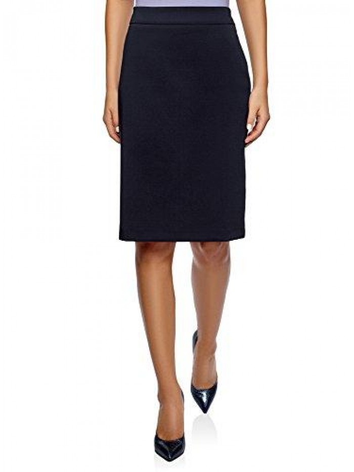 Collection Women's Basic Straight Skirt 