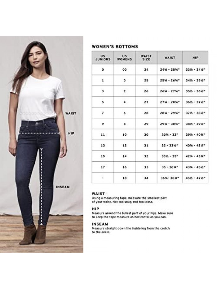 Women's 721 High Rise Skinny Ankle Jeans 