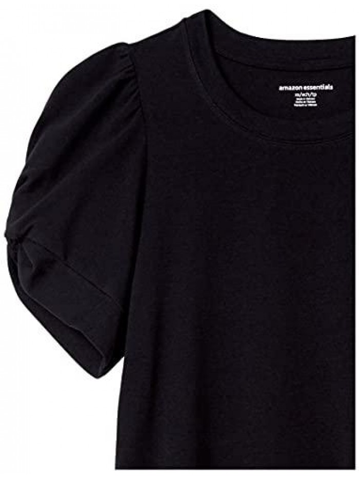 Classic Fit Twist Sleeve Crew Neck T-Shirt 