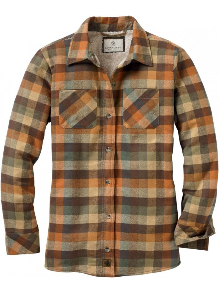 Whitetails Women's Open Country Plaid Shirt Jacket 