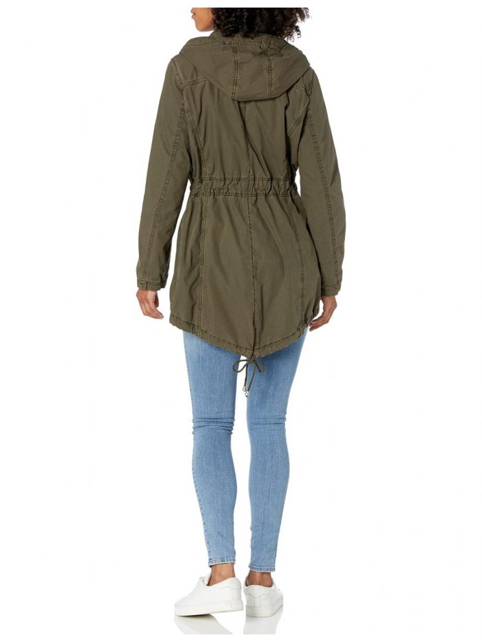 Women's Cotton Hooded Anorak Jacket (Standard & Plus Sizes) 