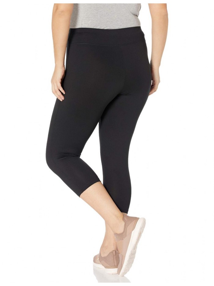 MY SIZE Women's Plus Size Active Stretch Capri 