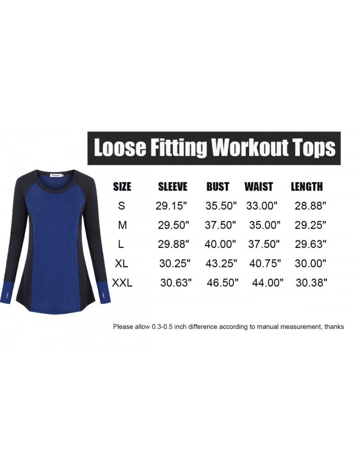 Women's Long Sleeve Hoodies Winter Workout Fitness Tops Exercise Shirt 