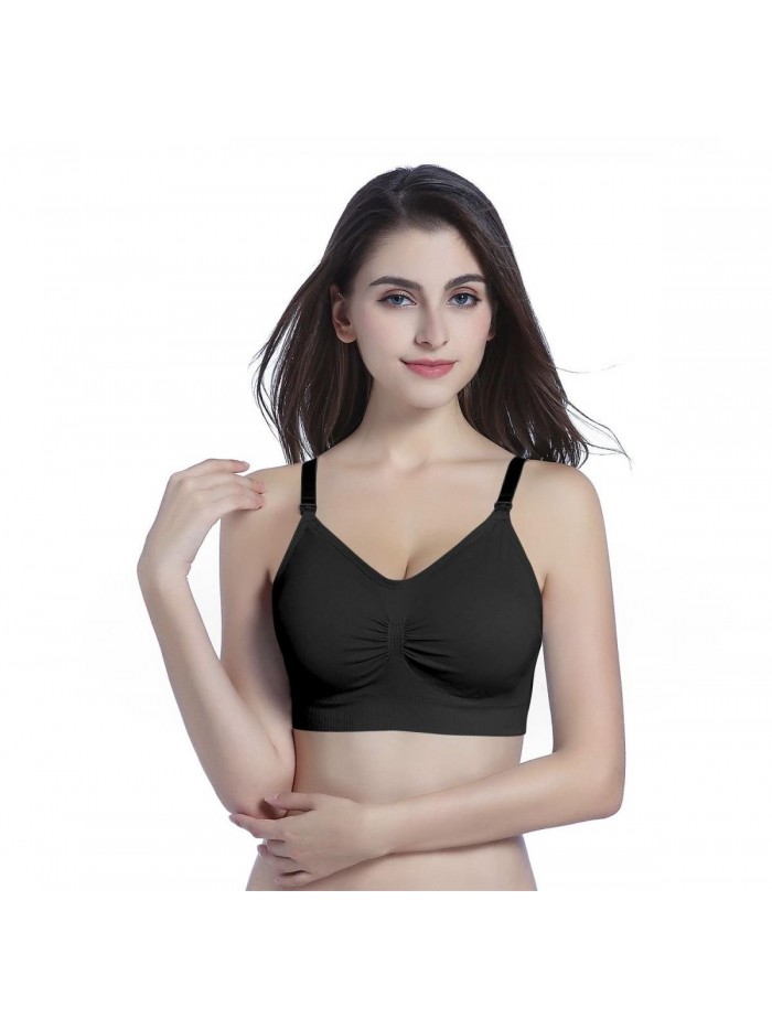 2PACK Nursing Bra Wireless Bra Women's Sleeping Maternity Bra Breastfeeding Bra 