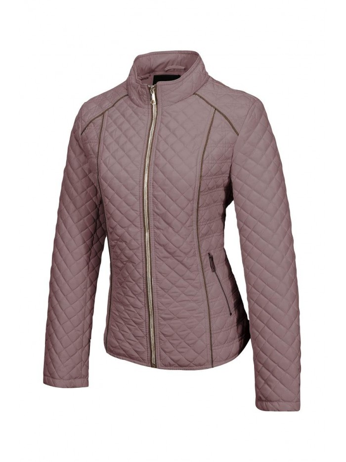 Womens Quilted Lightweight Puffer Jacket/Vest, Fall and Winter Fashion Padded Coat 