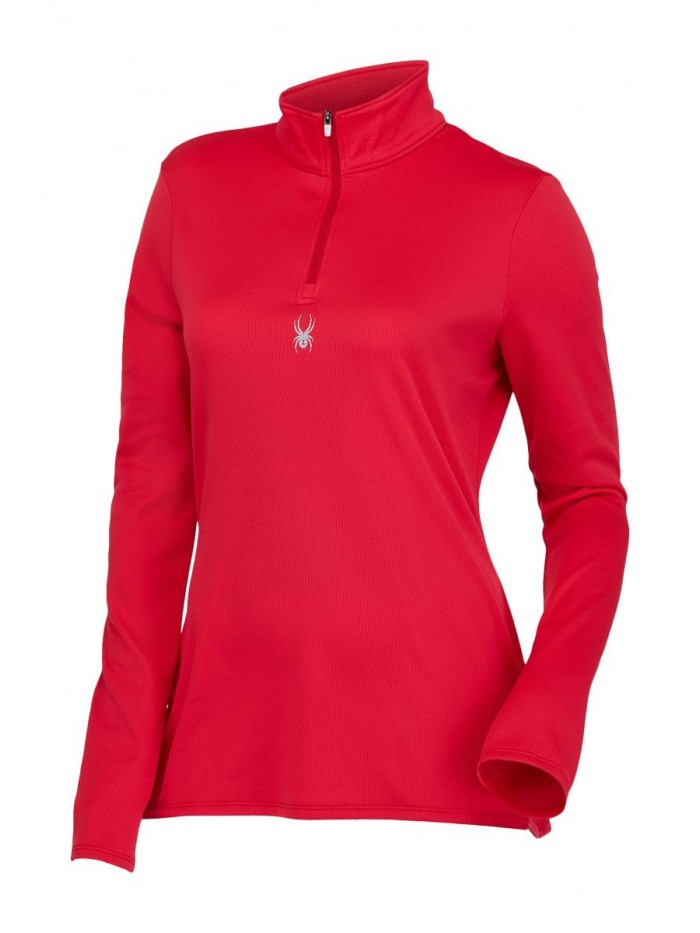 Spyder Women's Tempting Long Sleeve Half Zip T-Neck Top