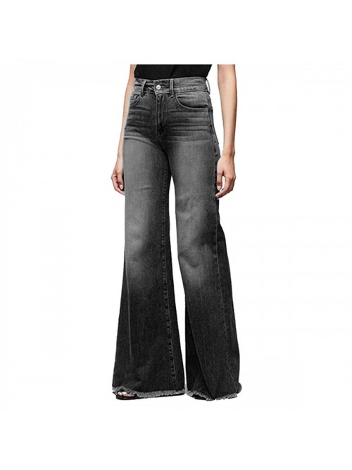 Boyfriend Jeans Fashion Wide Leg Jeans Loose Denim...