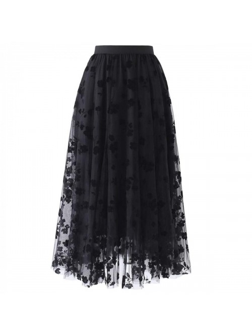 Skirts for Women High Waist Tutu Skirt Tulle Mesh ...