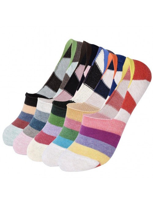 Show Socks Non Slip - Women Low Cut Cotton Invisib...