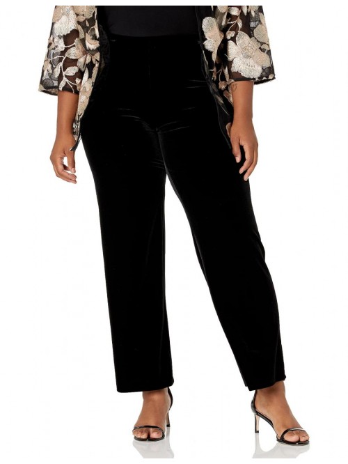 Evenings Women's Cropped Wide Leg Dress Pant (Peti...