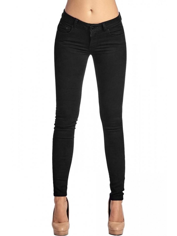 Women's Trendy Skinny 5 Pocket Stretch Uniform Pants 