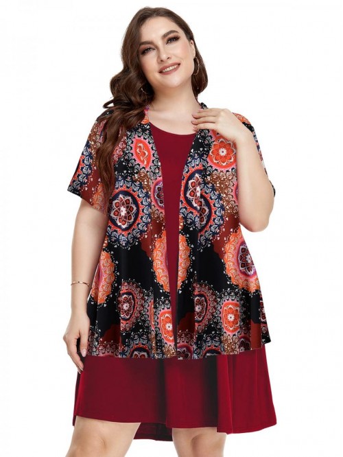 Short Sleeve Cardigans for Women Plus Size Open Fr...