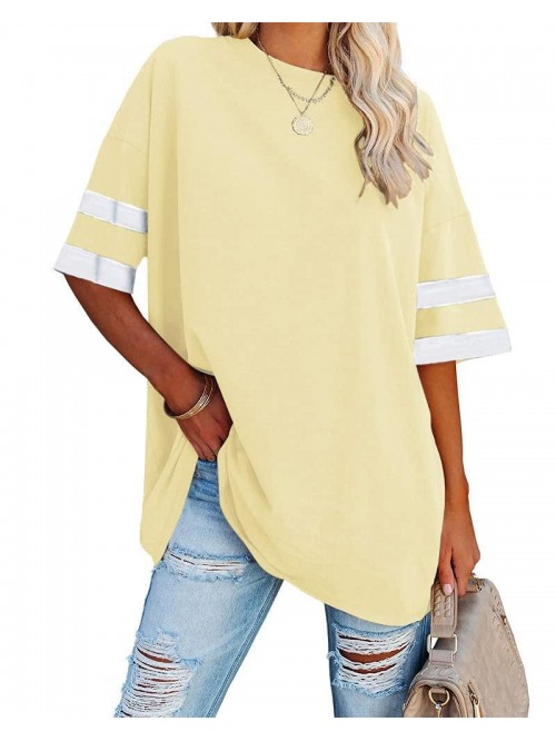 Womens Oversized Tees Loose T Shirts Half S...