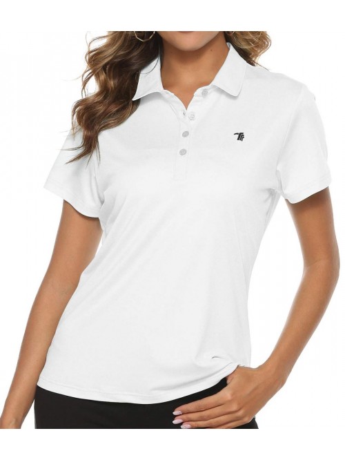 Women's Golf Polo T Shirts Lightweight Moisture Wi...