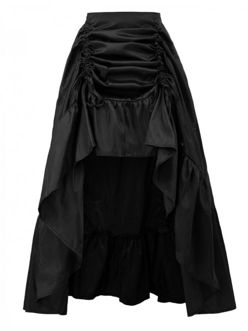 Darkness Women's Gothic Steampunk Skirt Victorian ...