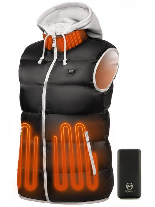 Women's Heated Vest with Battery Pack Included, Li...