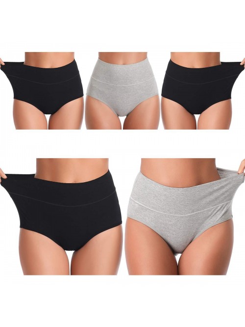 Womens Underwear,Cotton High Waist Underwear for W...