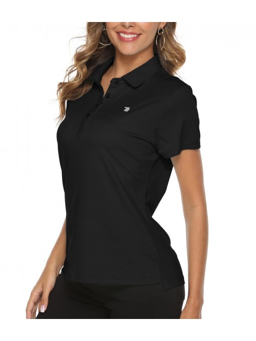 Women Golf Shirts Dry Fit Short Sleeve Moisture Wi...