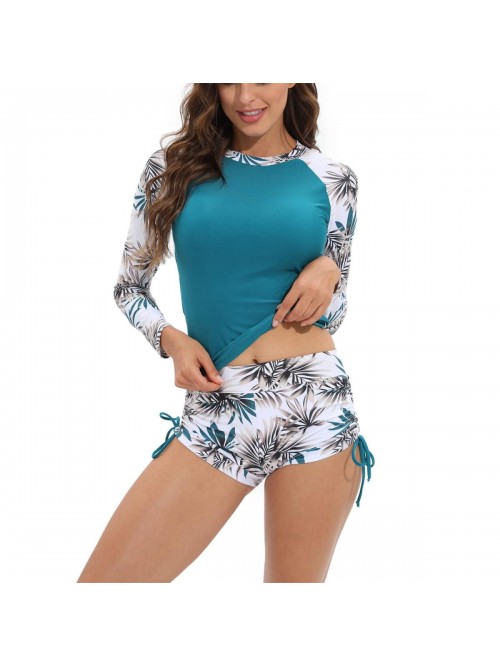 Long Sleeve Bathing Suit, One Piece Swimsuit Puff ...