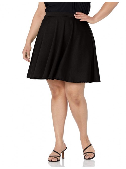 Vixen Women's Plus-Size Short Skater Skirt 