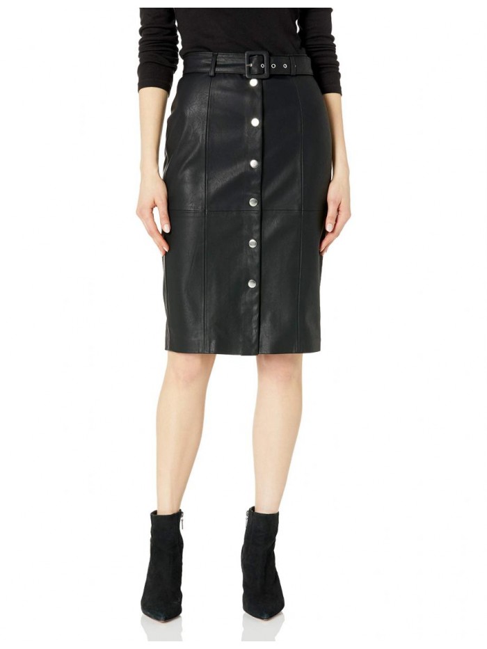 Womens Vegan Leather Skirt, Comfortable & Designer Clothing 