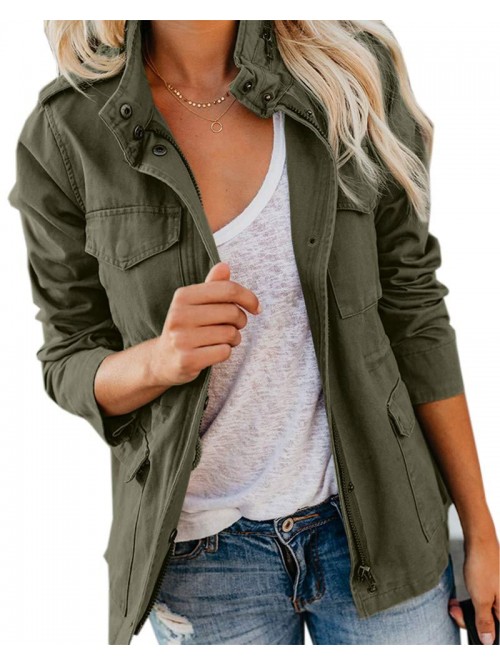 Military Anorak Sleeveless Vest Safari Utility Zip...