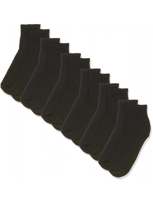 Women's 6-Pair Comfort Fit Ankle Socks 