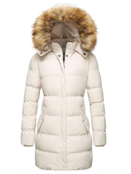 Women's Winter Thicken Puffer Coat Warm Jacket wit...