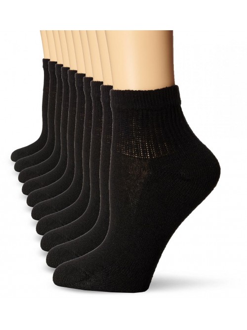 Women's 10-Pair Value Pack Ankle Socks 