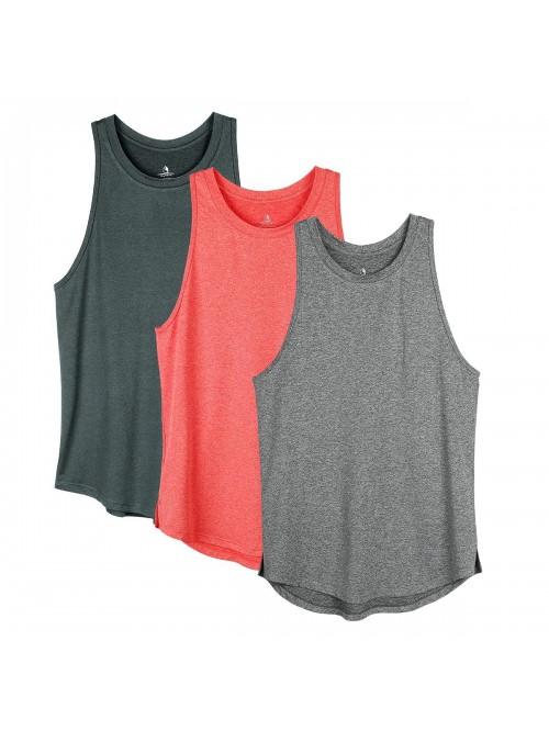 Women's Racerback Workout Tank Tops - Athletic Yog...