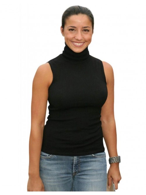 Sunfaynis Women's Soft Cotton Mock Turtleneck Shir...