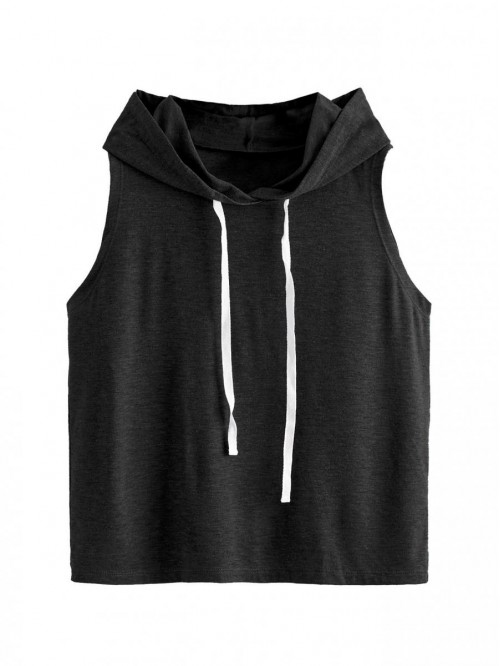 SweatyRocks Women's Summer Sleeveless Hooded Tank ...