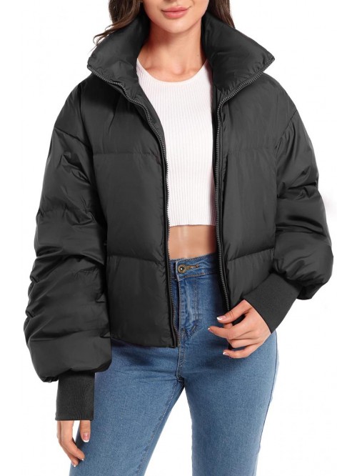 Oroaly Womens Winter Oversized Short Down Jacket C...